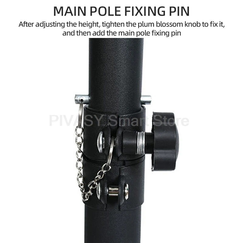 حامل أرضي لعربة التلفاز العالمية، حامل شاشة LCD غير مثقوب قابل للتعديل لارتفاع 14 بوصة - 43 بوصة، حامل تلفزيون دوار محمول