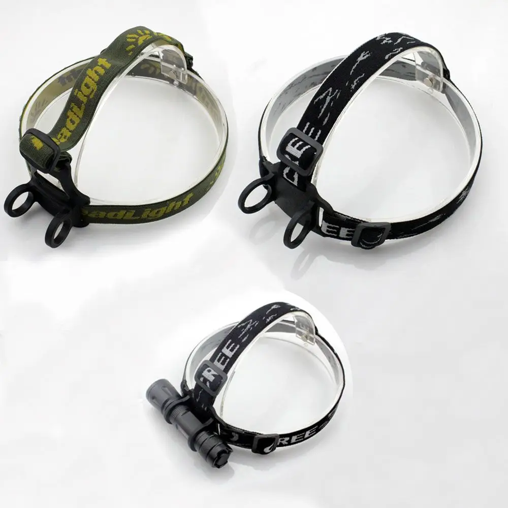 Elastic for 18650 Outdoor Tools Flashlight Mount Holder Headlight Strap Head Belt Headlamp Headband