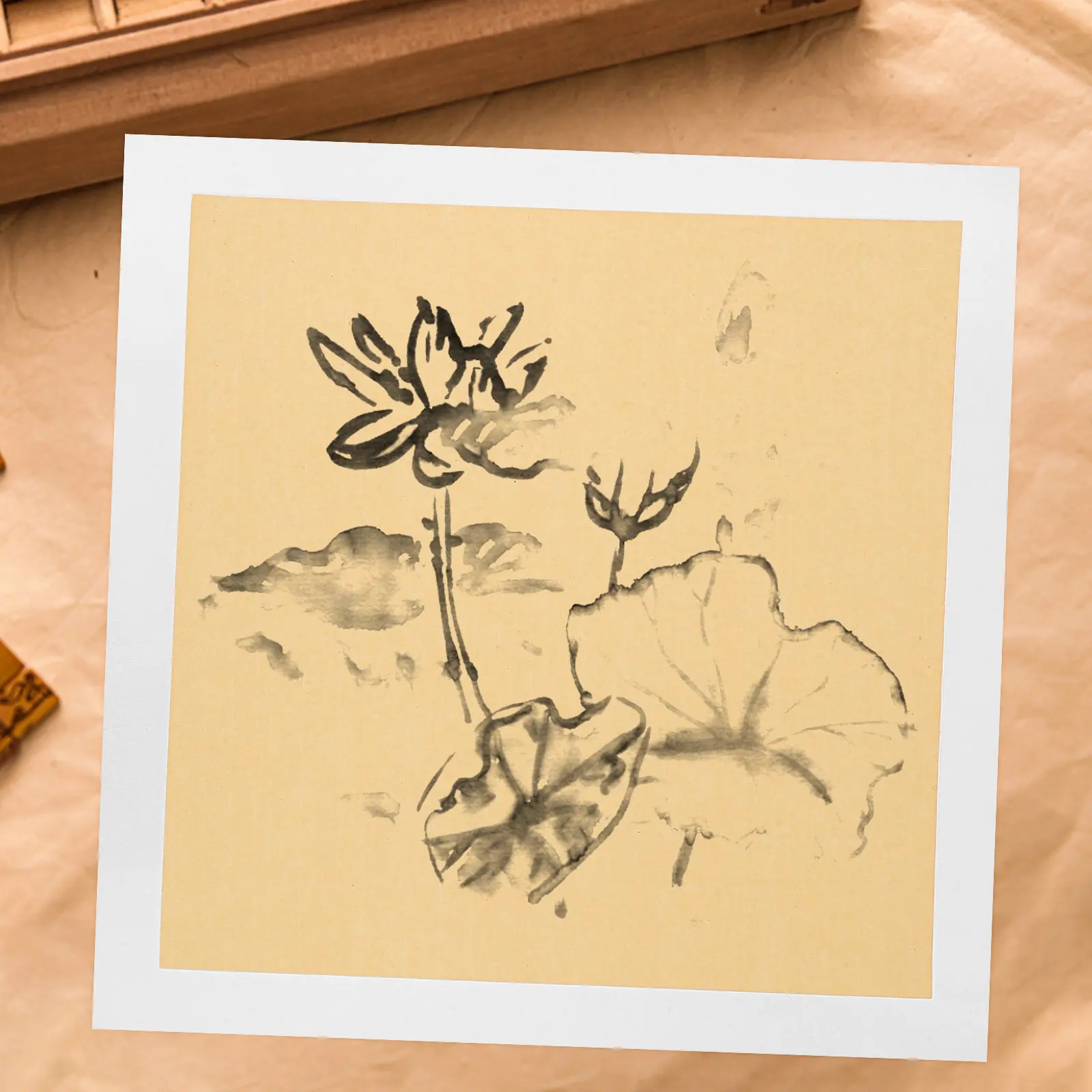 

10 Sheets Chinese Calligraphy Paper Thickened Vintage Rice Paper Suitable for Painting Writing Calligraphy Rice Papers