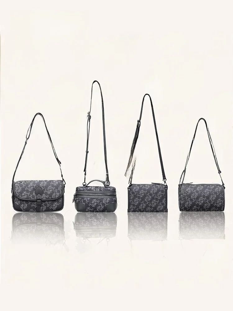 National Museum of China Floral Embroidery Crossbody Bag Creative Cultural Product Shoulder Box Bag Special Souvenir
