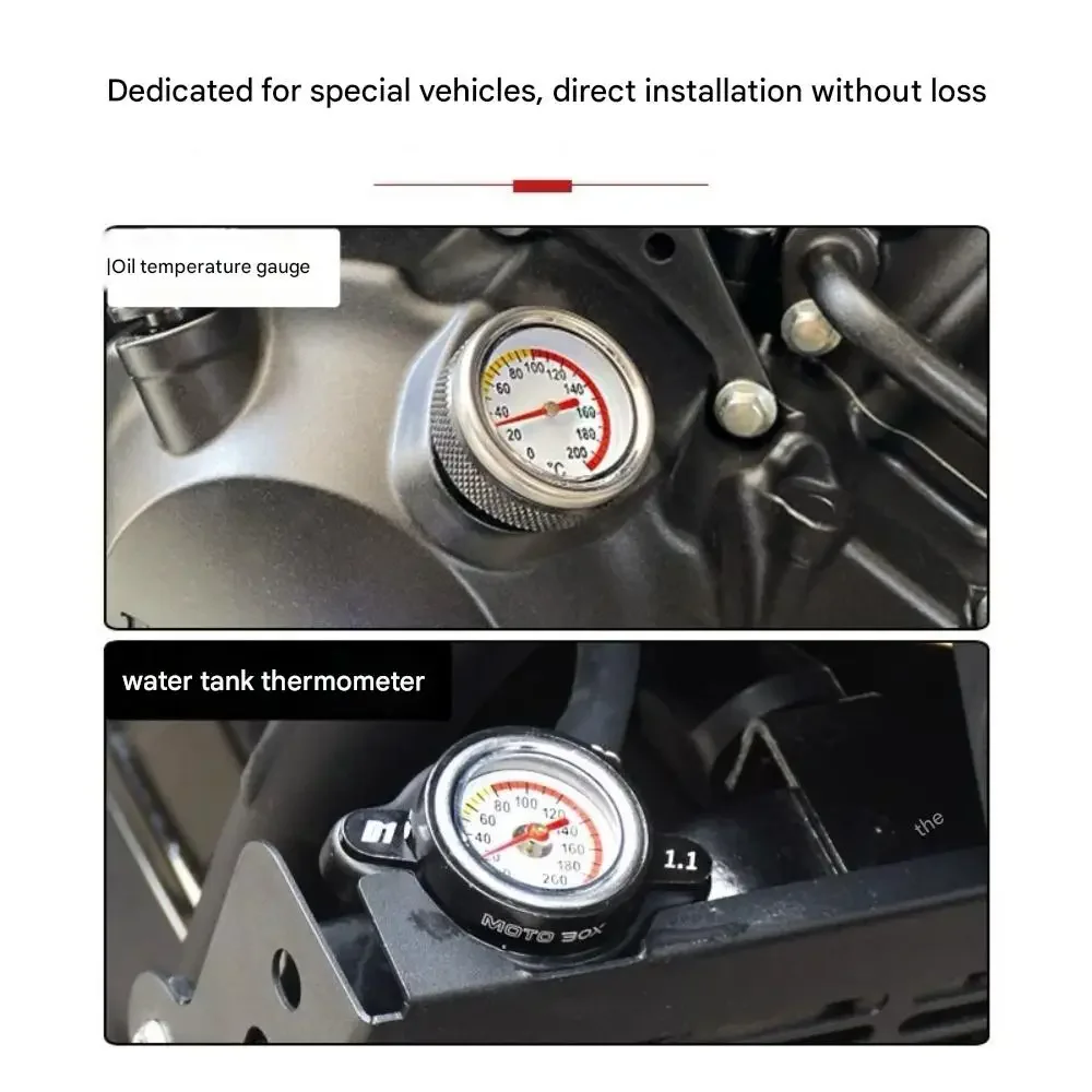For HONDA Rebel CM300/500 modified oil temperature gauge oil dipstick engine oil temperature water tank temperature gauge
