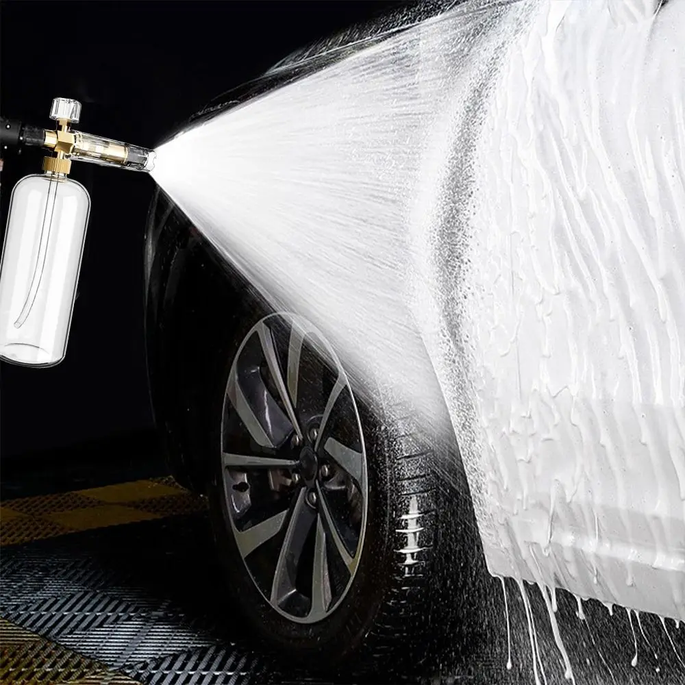 

Полностью прозрачные аксессуары для автомойки, регулируемая мойка высокого давления, насадка для пены для снега, струйная пена, бластер