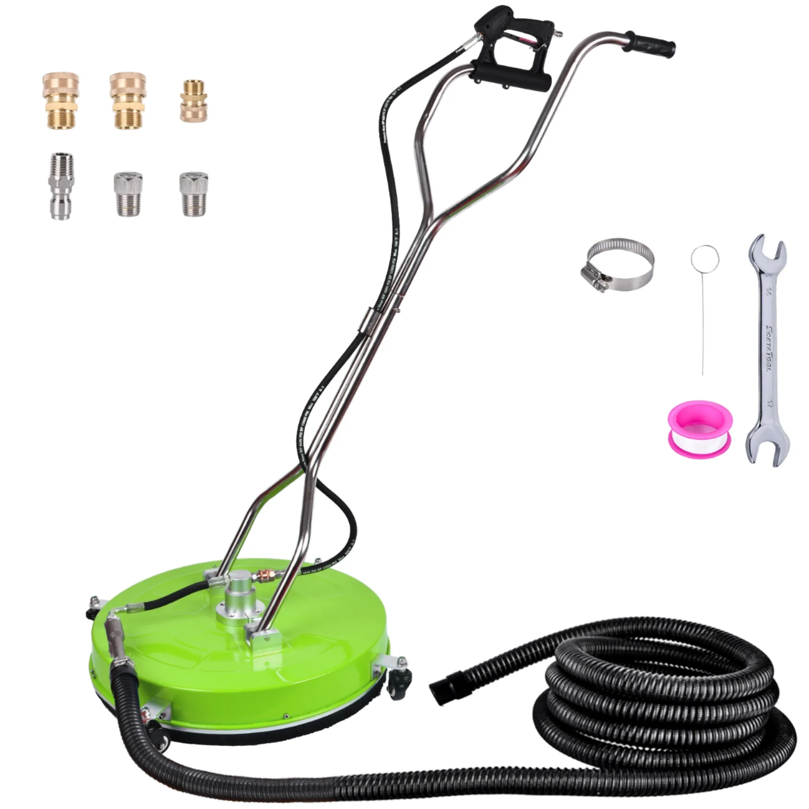 Dual Handle Stainless Steel 24 Heavy Duty Composite Surface Cleaning Sprayer with Max Working Pressure 4,500 PSI New Siphon