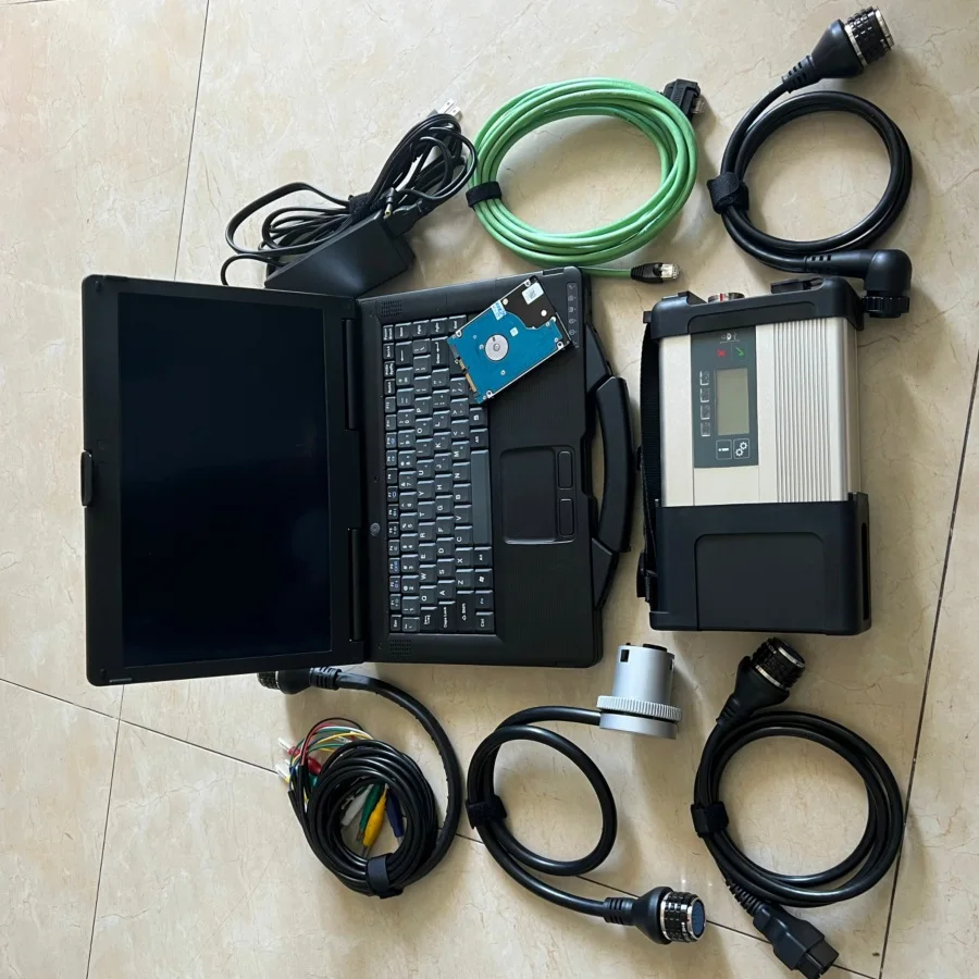 

Mb Star C5 SD Connect v2024.06 Software 320g HDD with laptop CF53 i5 CPU 8gb RAM Diagnostic Tool support wifi connect