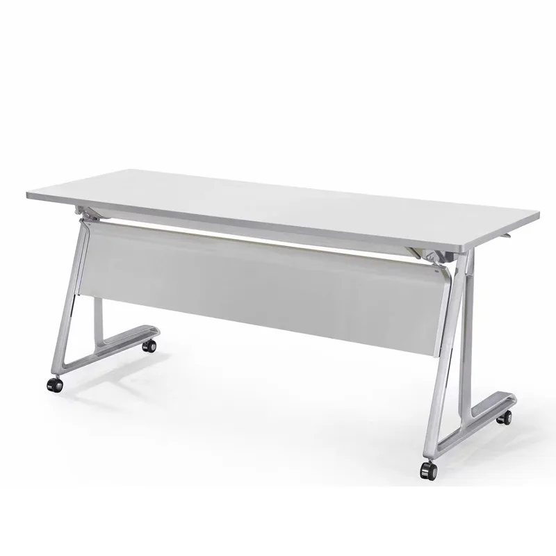 Folding training table, double study table, combination meeting mobile team collaboration desk