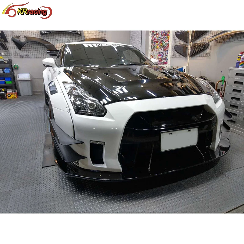 LB Performance Type2 Style Carbon Fiber Bonnet Hood For Nissan GTR R35 2017-2021