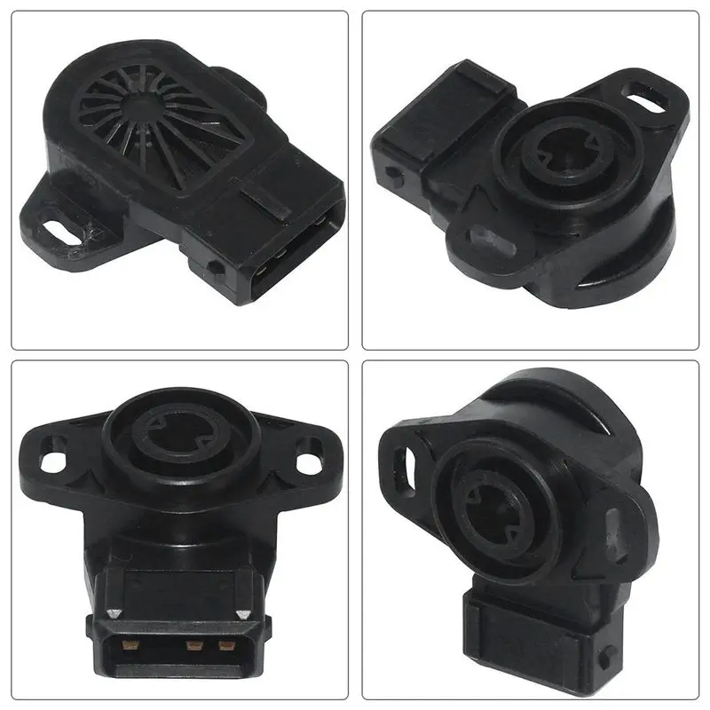 Authentic 8X New Position TPS Sensor Fit For Lancer 03-06 2.0L MD628074 Black