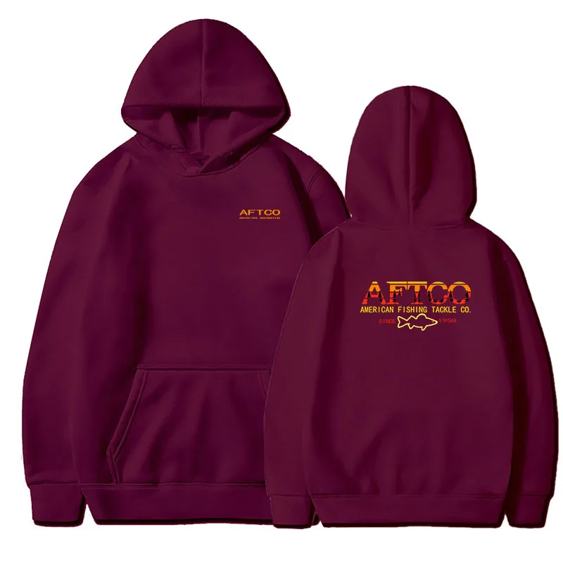 AFTCO 2024 New Autumn And Winter Recreational Fishing Warm Top, Men's And Women's Pullovers Hoodie