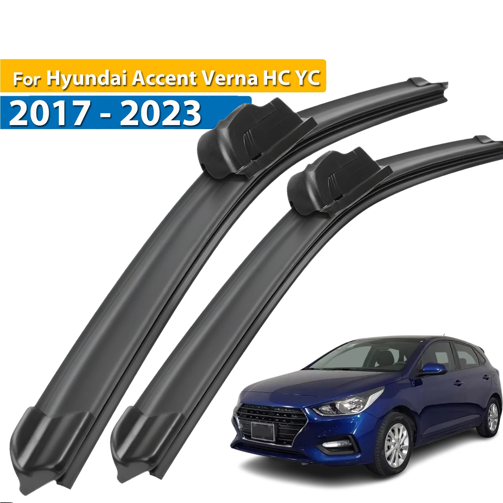 

Передние щетки стеклоочистителя Erick для Hyundai Accent Verna HC YC 2017-2023 Щетки для лобового стекла 24 "+ 16"