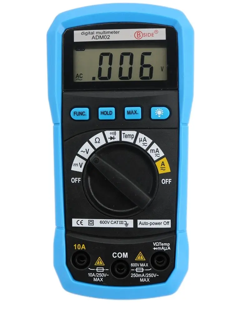 

BSIDE ADM02 Autorange Digital Multimeter with Temperature Tester USB Interface