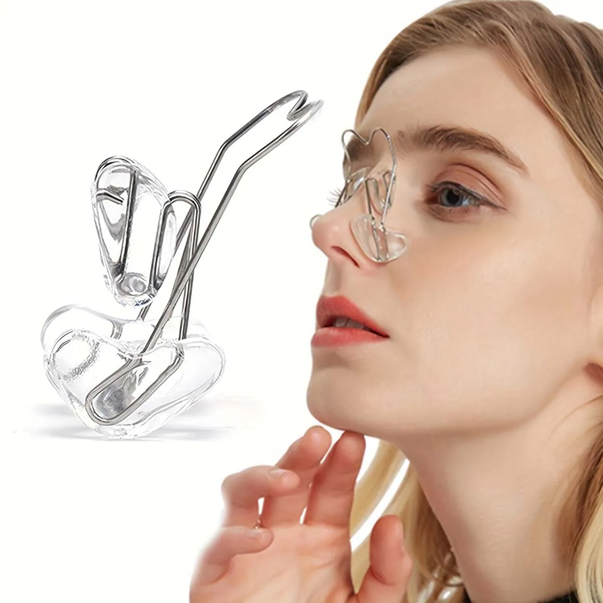 Beautiful Nose Clip for Nose 3D Nose Bridge Heightening Device Narrow Alar Nose Correction Device U-shaped Beautiful Nose Clip