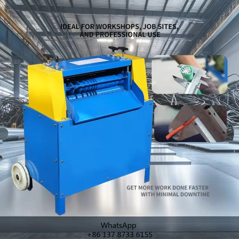 European Market 1-50mm Scrap Copper Metal Big Cable Stripper Machine Copper Wire Peeling Machine Cable Wire Cutting Machine