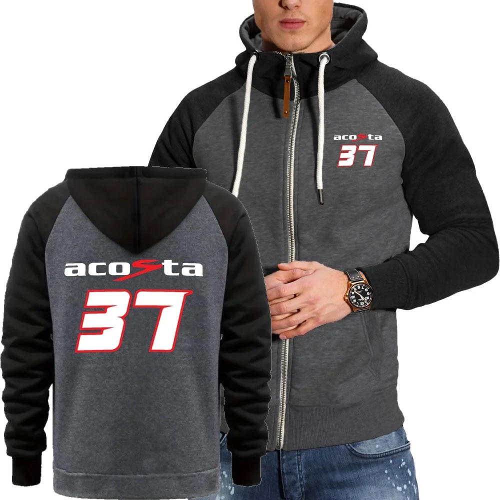 جديد بيدرو أكوستا 37 بلوزات ريترو الشباب الطلاب هوديس سترة رجالي ملابس رياضية ملابس خارجية مريحة الدافئة الصوف هودي معاطف #1