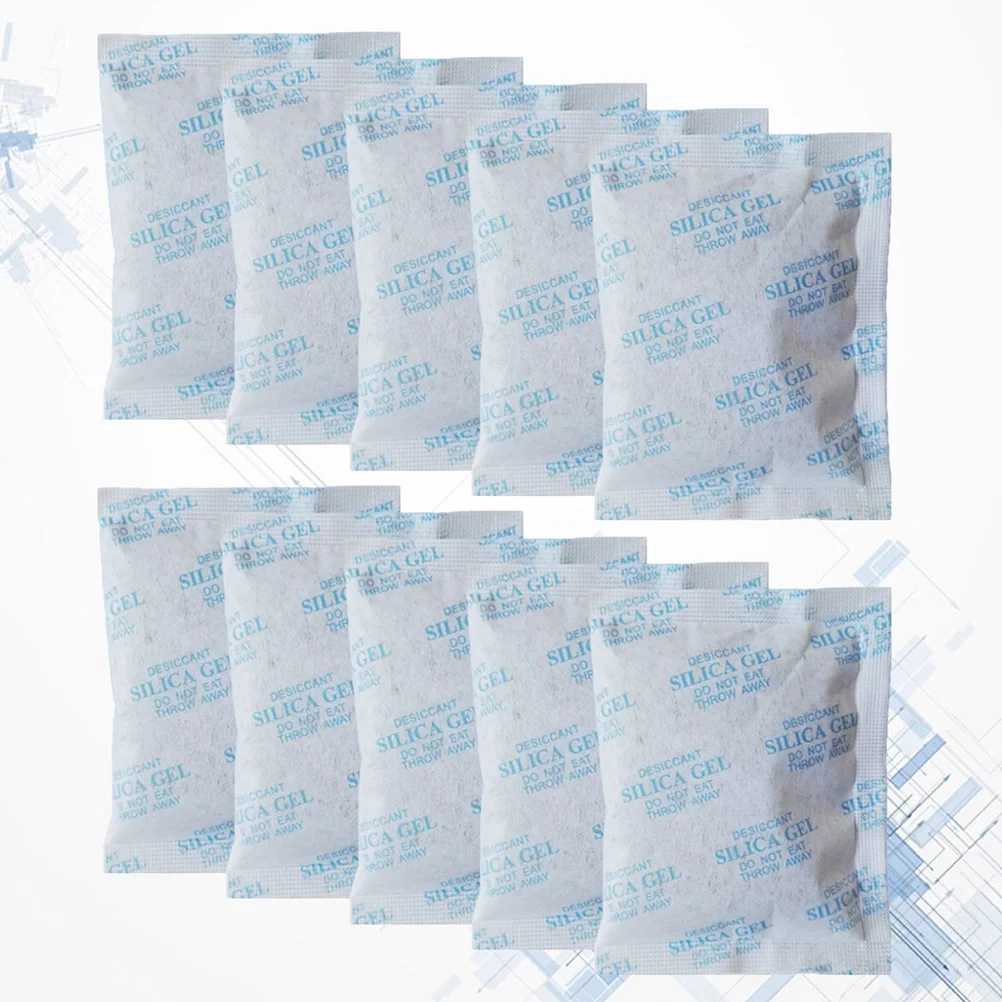 

100Pcs 10g Silica Gel Moisture Absorber Dry Corrosion Prevention(Sky-Blue) silicone packs bags safe