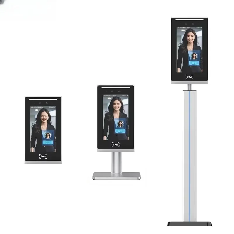 7 Inch Touch Screen OEM ODM Biometric Access Control Time Attendance Machine