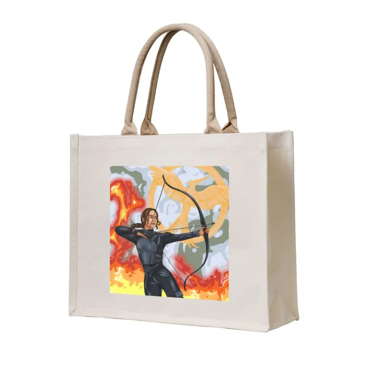 

katniss everdeen Tote Bag cloth bag woman Fabric bag canvas tote