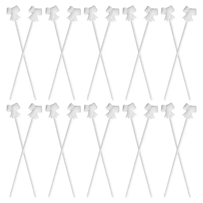 

50Pcs Plastic Foil Balloon Sticks Reusable Balloon Stand Sticks Bowknot Balloon Support Rods Foil Balloon Holders Party Decor