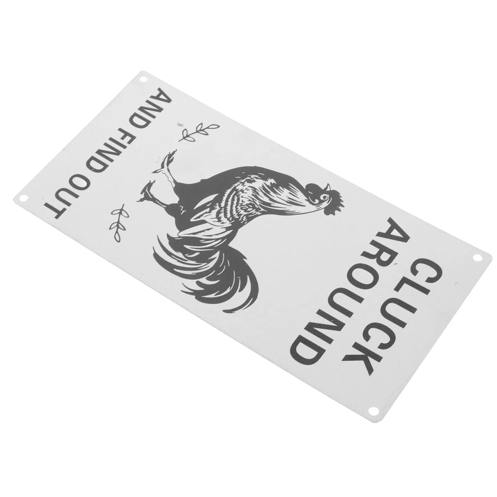 

Funny Around and Find Out Chicken Coop Metal Sign Rustic Farmhouse Garden Home Wall Decor Accessory Chicken Coop Metal Sign