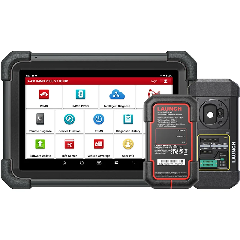 Picture 3: LAUNCH X431 IMMO Plus Key Programming Coding Tool Immobilizer IMMO X-PROG3 Car Diagnostic Tool Professional 2 Years Free Update