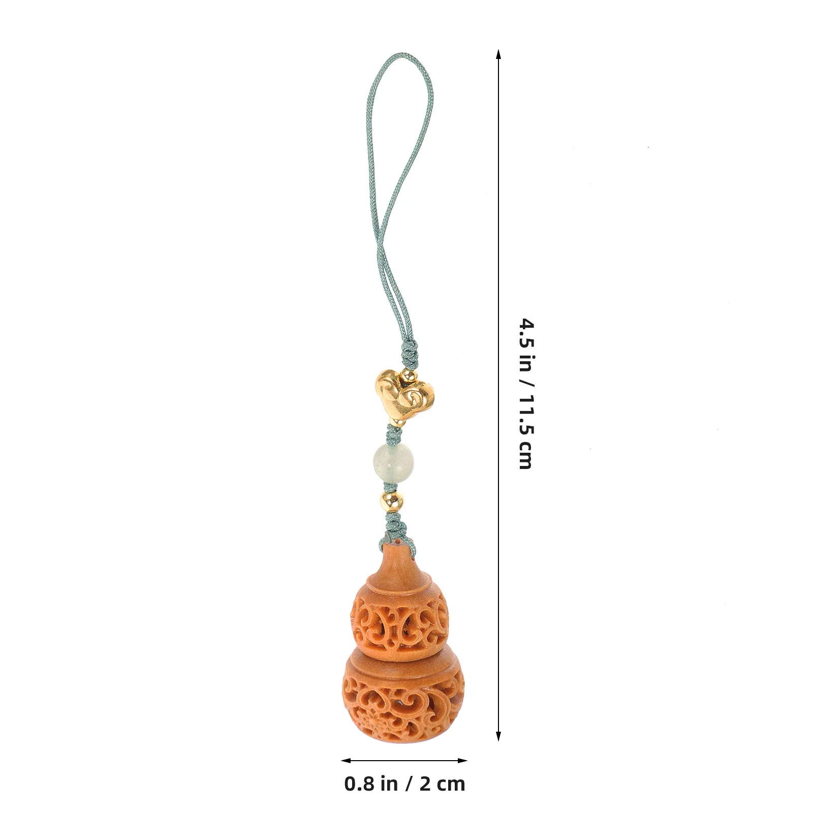 

Hanging Gourd Pendant Sturdy Retro Style Decorative Bag Keychain Unique Pendant Gourd Ornament Decorative