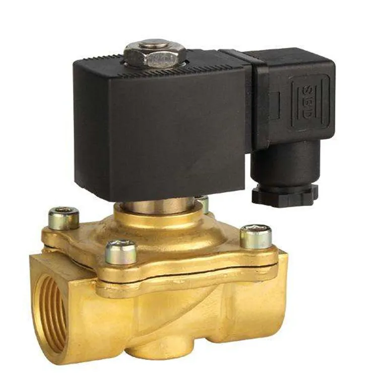 High Temperature  Medium Pressure Brass Electric Solenoid Valve for Water