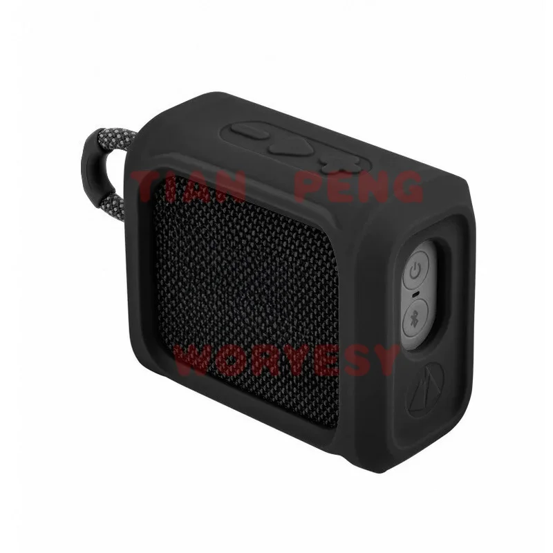 WYORESY premium soft silicone protective case for JBL GO3 speaker buffers drop impact and prevents body damage