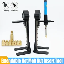 1459p Brass Heat Set Insert Nut Stealth Press Tool M2-M8 Soldering Iron Tip Thread Insert Nut Embedded Kit for 3d Printing Parts