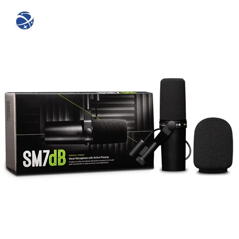 SM7B/SM7DB Cardioid Studio Dynamic Vocal Mic Broadcast Performance Stage Live Broadcast Wired Microphone SM7DB