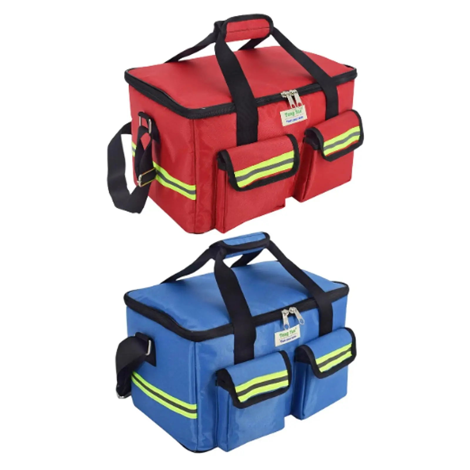 

First Aid Bag Empty Emergency Bag Oxford Cloth Portable Medical Organizer for Emergency Medical Supplies for Gym Home Travel