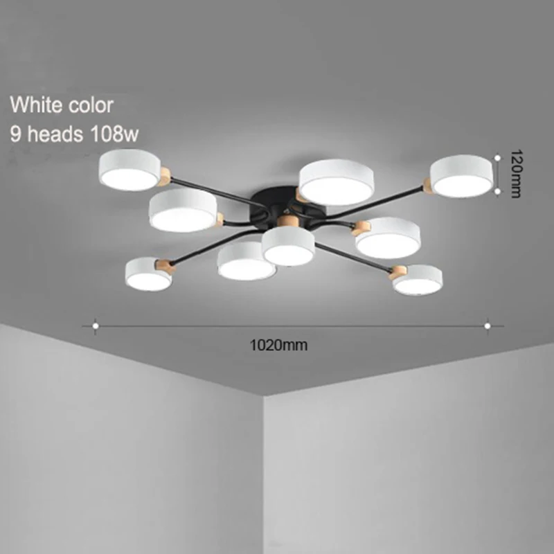 

Modern led ceiling chandelier lighting for bedroom living room home lamp dining room wooden chandeliers kitchen lights