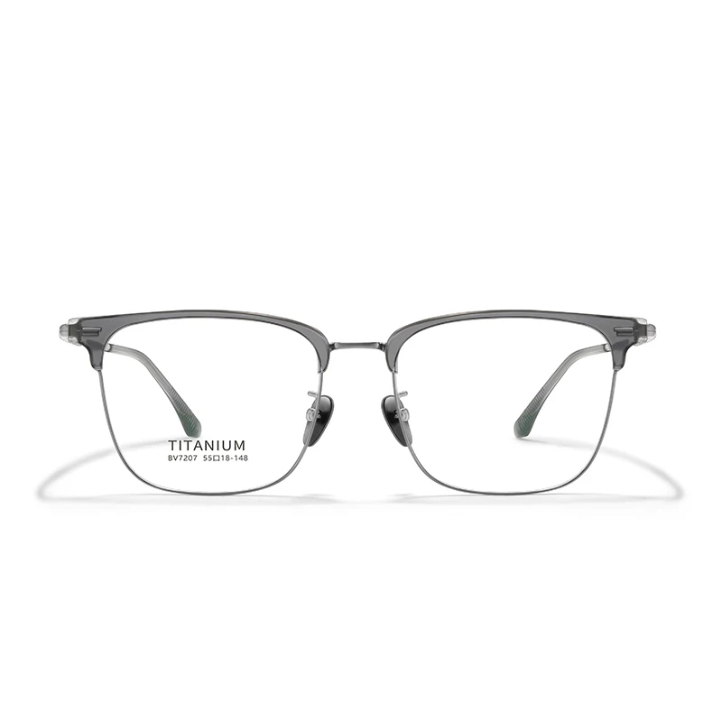 BV Series BV7207 Luxurious Pure Titanium Eyebrow Glasses Frame For Men Refined Business Myopia Hyperopia Glasses Frame