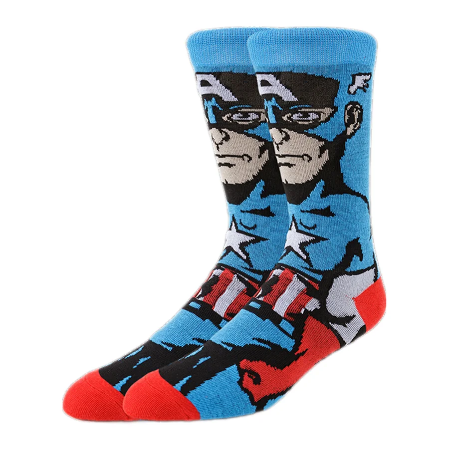 1/5Paris Potdemiel Disney Mannen Vrouwen Cartoon Anime Kerstmis Halloween Prints Street Fashion Nieuwigheid Grappige Crew Sokken