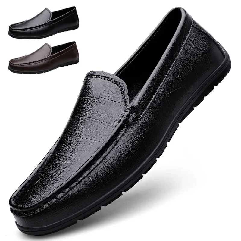 

Loafers plus Size Business Overseas Moccasins Slip-on Loafers Men's Breathable Shoes