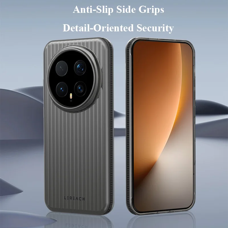 

LR Toc ICICLE For Honor Magic 8 Pro Case Micron-Level Frosted 3D Anti-Slip Side Grips Back Cover Protection Phone Case