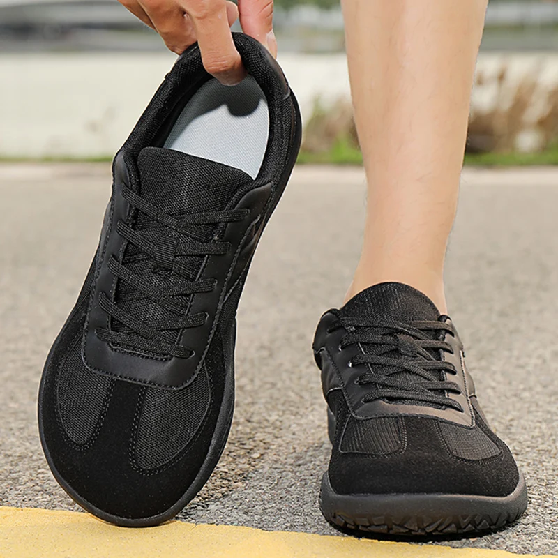 

Wide Toe Barefoot Casual Shoes Unisex Comfortable Breathable Mesh Outdoor Sport Running Shoes for Daily Commute Fitness Shoes