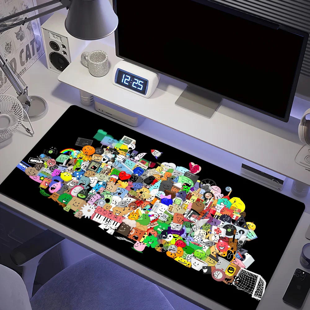 Cute B-Bfdi Battle for Dream Mouse Pad Desk Mat Large Non-slip Anti-fray Keyboard Ergonomic Office Rubber PC Home Custom