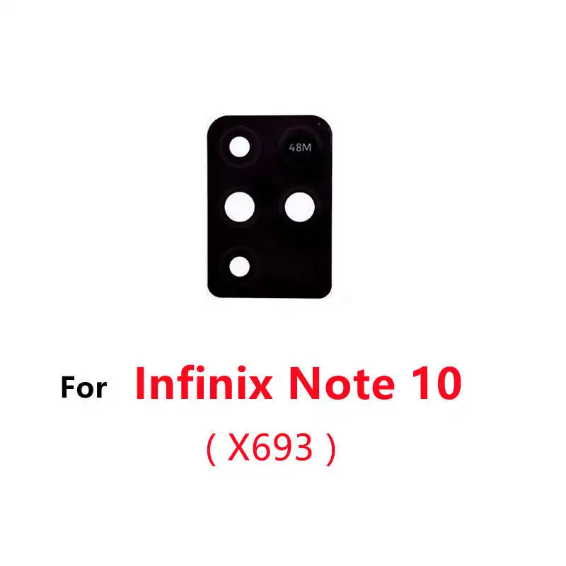 For Infinix Note 11 10 Pro NFC 8 8i Rear Back Camera Glass Lens Cover with Glue Sticker X697 X695 X695D X695C X693 X692 X690