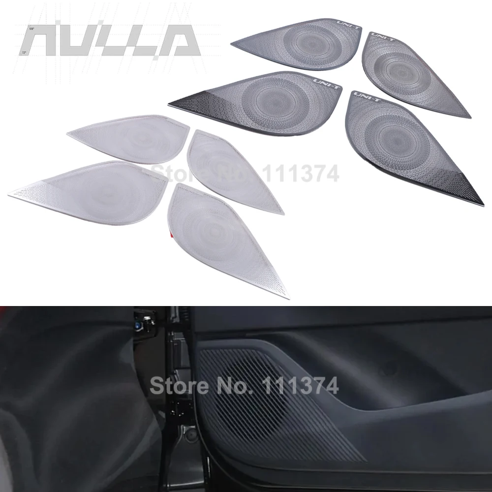 

For Changan UNIT UNI-T 2020 2021 2022 Inner Door Speaker Horn Anti Kick/Dust Protection Trims Decor Accessories