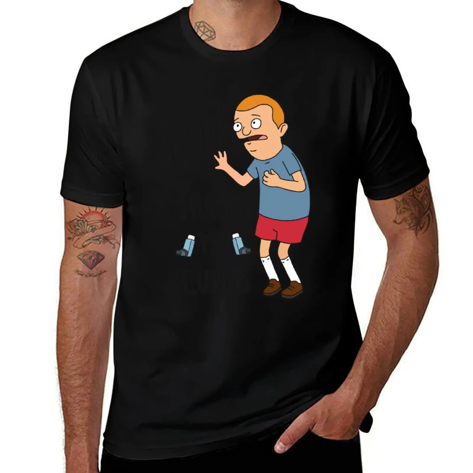 Regular-Sized Rudy, _quot_Fun hurts my lungs!_quot_ T-Shirt Trend Art Print T-Shirt