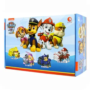 Paw Patrol Action Figure Playset for Children, Chase, Skye, Marshall, Pull Back Cars, Original Box, Children's Toys, Birthday Gift, 4 Pieces 10 Main Sales Tower Canine Patrol - №6