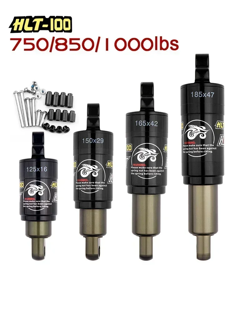 AliExpress NONE Suspension 850/1000 lbs HTL-100 150/165/185mm Bicycle Rear Shocks Mountain Bike Oil Spring MTB Electric Scooter Cycling Absorber