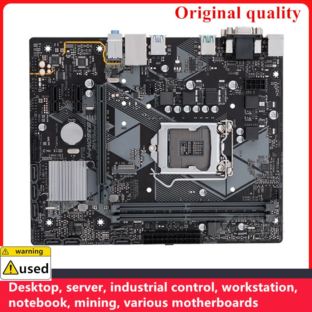 Used For PRIME B360M-K Motherboards LGA 1151 DDR4 32GB M-ATX For Intel B360 Desktop Mainboard SATA III USB3.0