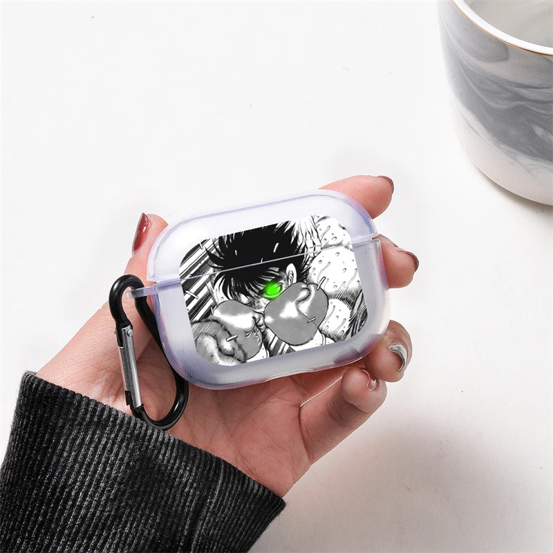 Japan Anime The First Step Hülle für Apple AirpodsPro Kopfhörer, stoßfester Schutz Air Pods4 Pro 1/2/3 Kopfhörer Soft Cover – Detail 3