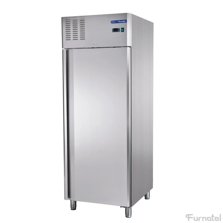 

Commercial Restaurant Refrigerator 650L Upright Stainless Steel Freezers Furnotel Refrigeration Equipment