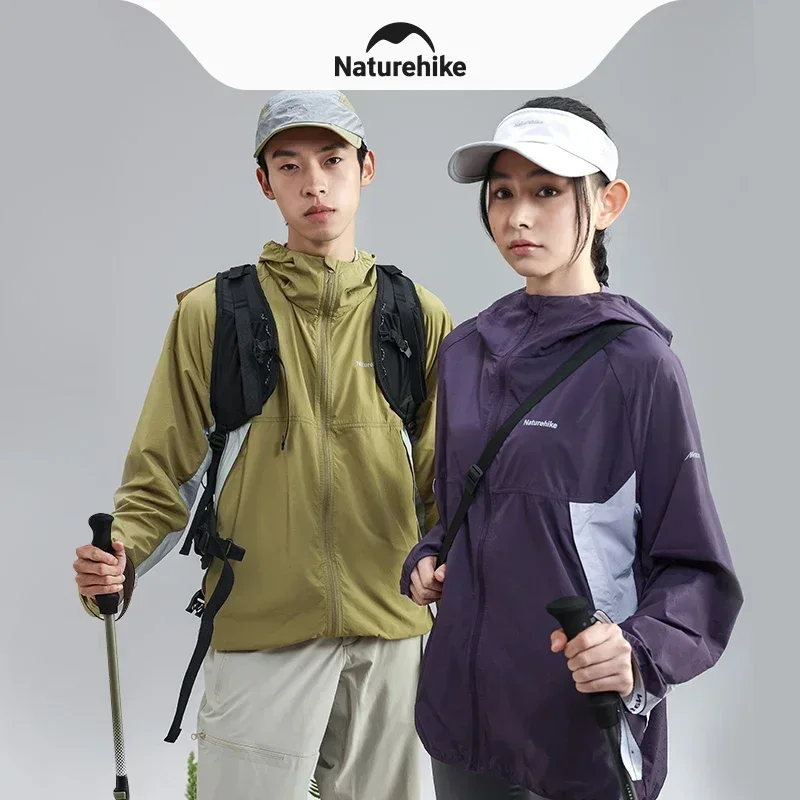 Naturehike 140g Sun Protection Jacket UPF100+ for Summer Camping Outdoor Hiking Portable Men Women's Climbing Clothe 100% Nylon