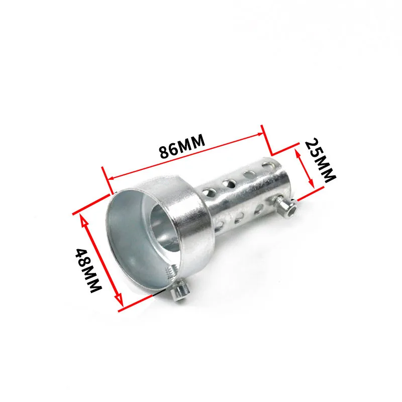 Universele Motorfiets 35Mm 42Mm 45Mm 48Mm 60Mm Db Killer Uitlaat Uitlaat Insert Baffle Db Killer Demper Roestvrij Staal