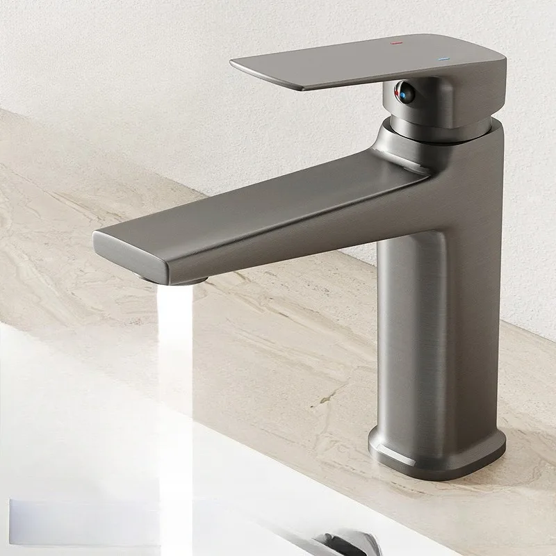 Bathroom Washbasin Faucet Single Hole Household Toilet Hot Cold Mixer Durable Basin Faucets Practical Bathroom Accessories
