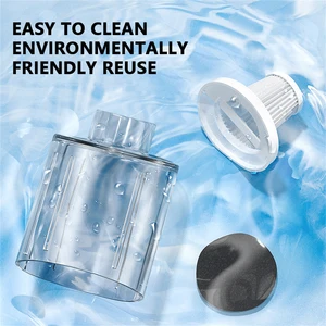 مكنسة كهربائية لاسلكية محمولة باليد مكنسة كهربائية أوتوماتيكية محمولة لاسلكية قابلة للشحن للمنزل والسيارة الأليفة مكنسة كهربائية صغيرة 50000Pa أفضل 12 مكنسة كهربائية مبيعا لتنظيف الأريكة - No9