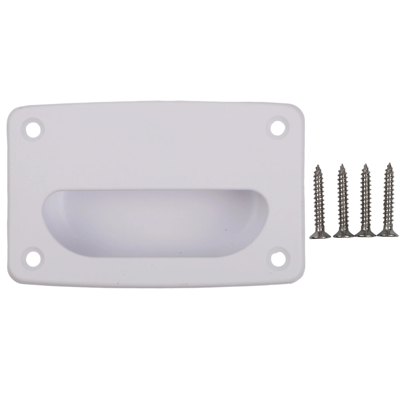 Marine ABS Floor Buckle Handle with Sleek Rectangular Design Secure Grip Suitable for Yacht Storage and Boating Accessories