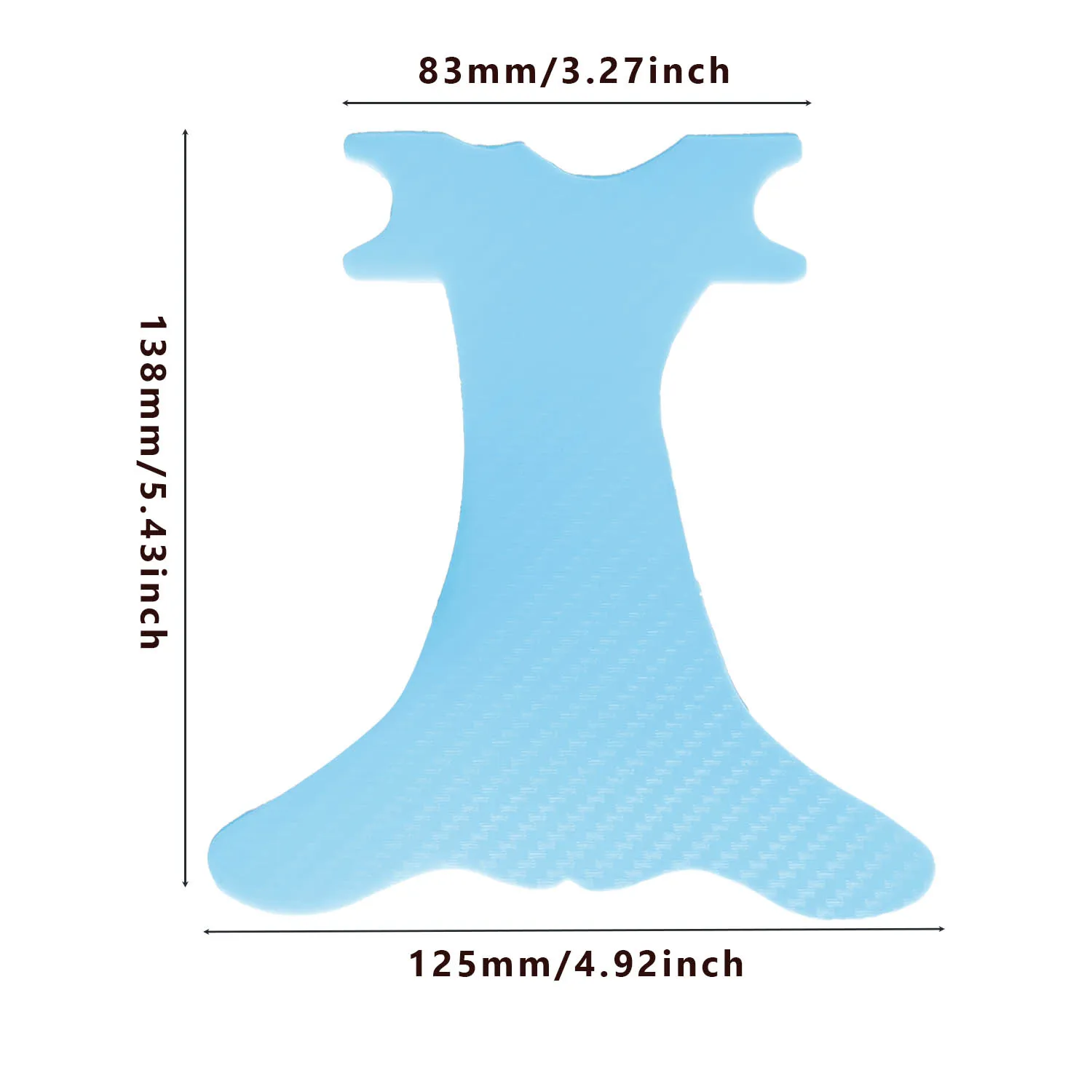 Estênceis de sobrancelha multifuncionais, escala reutilizável, régua de medição de sobrancelha de silicone, posicionamento de régua de sobrancelha, estêncil de delineador